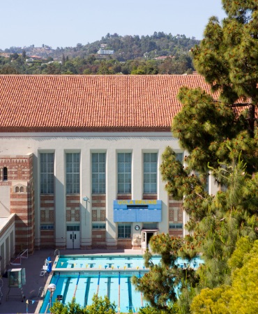 View of Student Activities Center Pool.